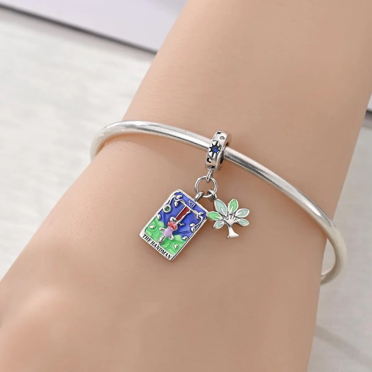 QIKAOLA Ciondolo Bead Charm in Argento Sterling S925 per Bracciali e Collane Europee da Donna - immagine 2