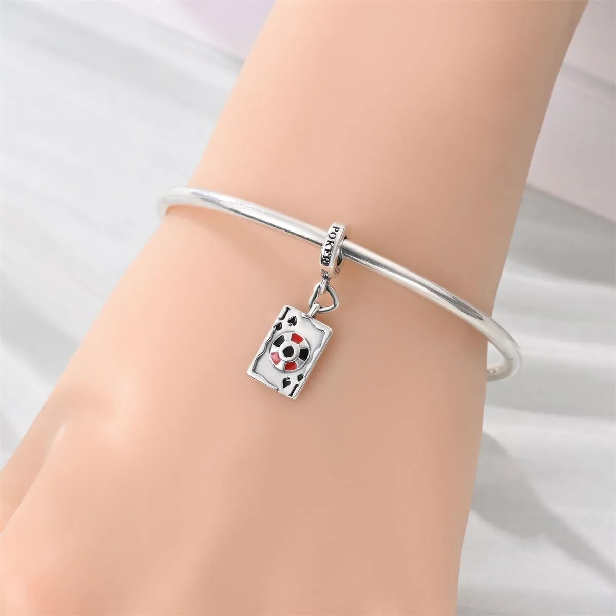 QIKAOLA Ciondolo Bead Charm in Argento Sterling S925 per Bracciali e Collane Europee da Donna - immagine 2