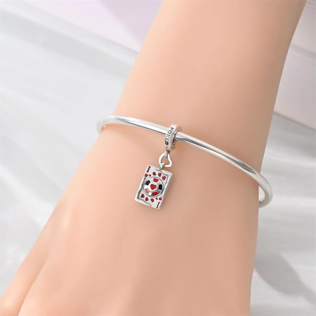 QIKAOLA Ciondolo Bead Charm in Argento Sterling S925 per Bracciali e Collane Europee da Donna - immagine 2