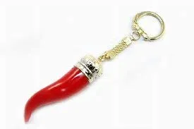 Italysmani Corno Portafortuna Cornetto Amuleto Lucky Horn Rosso 1035FD - immagine 2