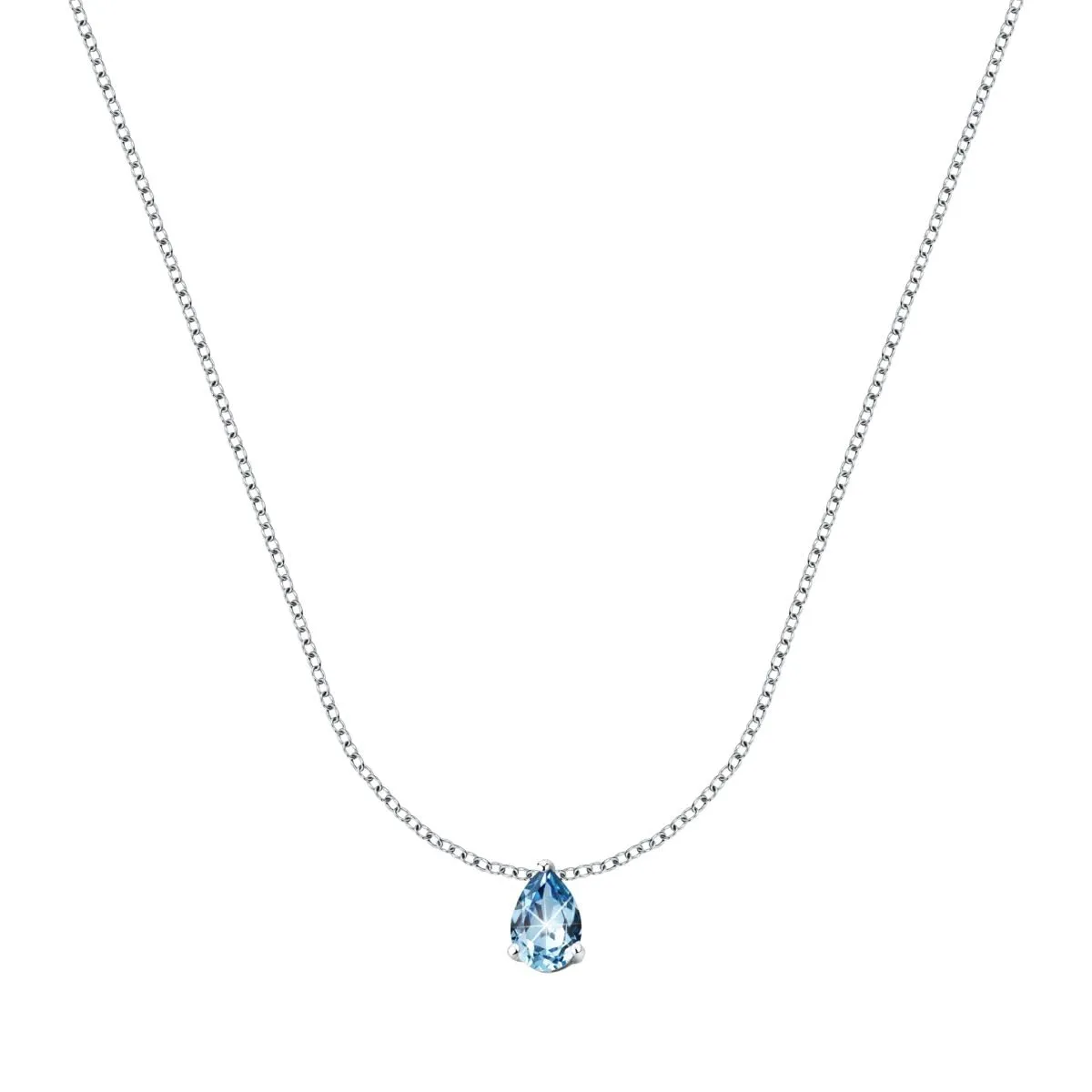 Bluespirit Collana Donna Collezione Aurora in Argento 925 e Zirconi con Ciondolo a Goccia - P.25U210000200 - immagine 1