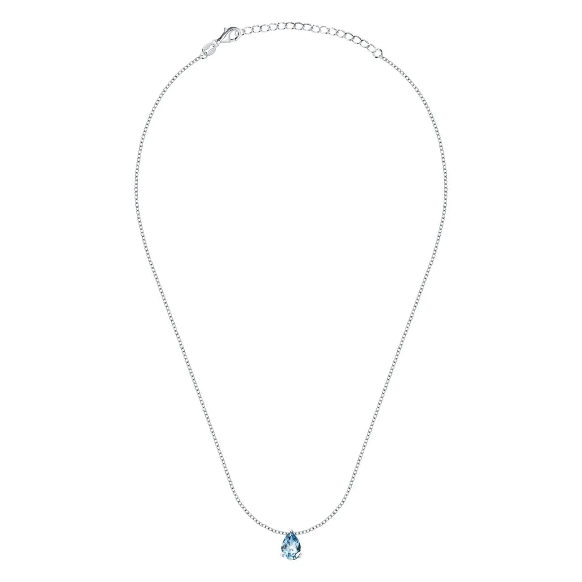 Bluespirit Collana Donna Collezione Aurora in Argento 925 e Zirconi con Ciondolo a Goccia - P.25U210000200 - immagine 2