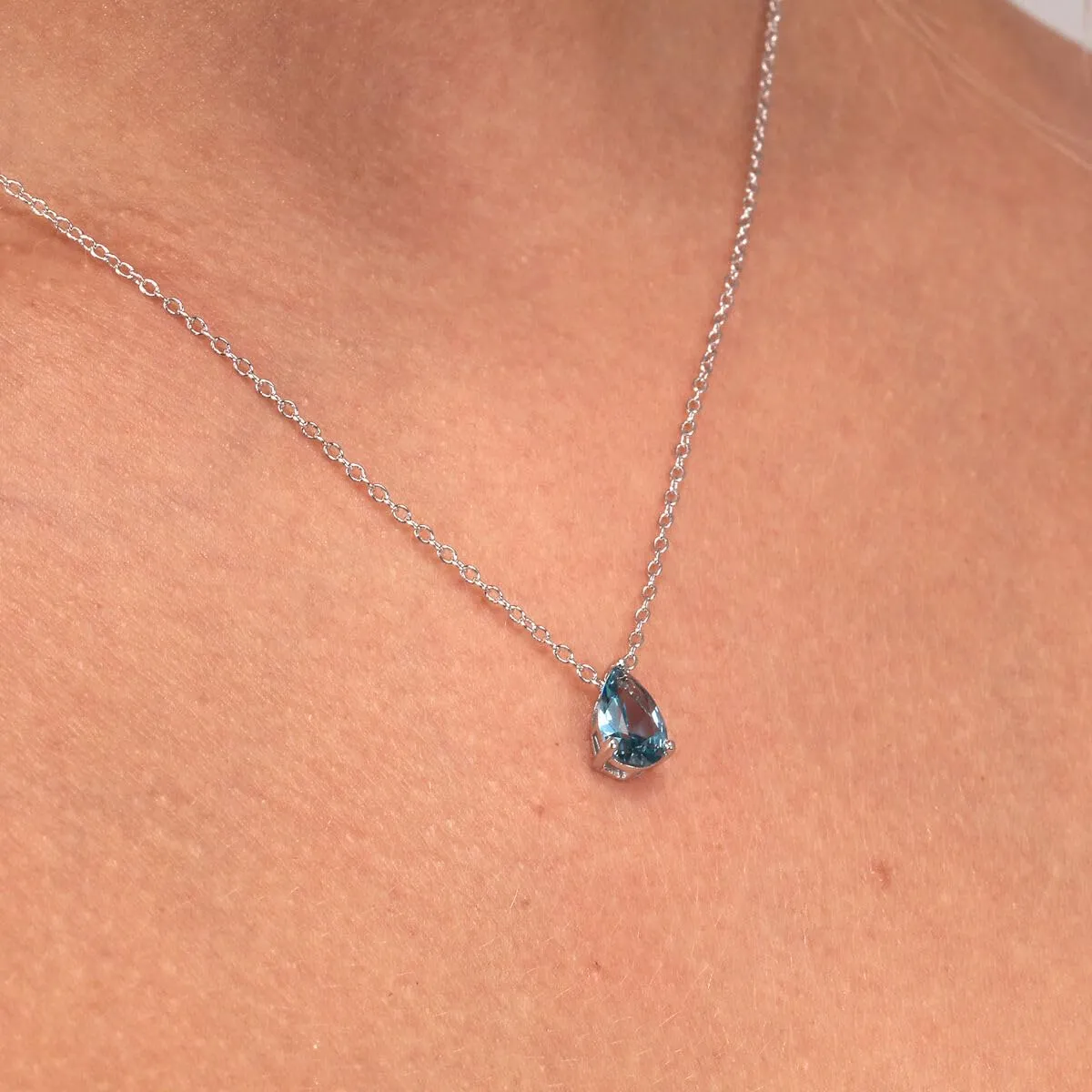 Bluespirit Collana Donna Collezione Aurora in Argento 925 e Zirconi con Ciondolo a Goccia - P.25U210000200 - immagine 5
