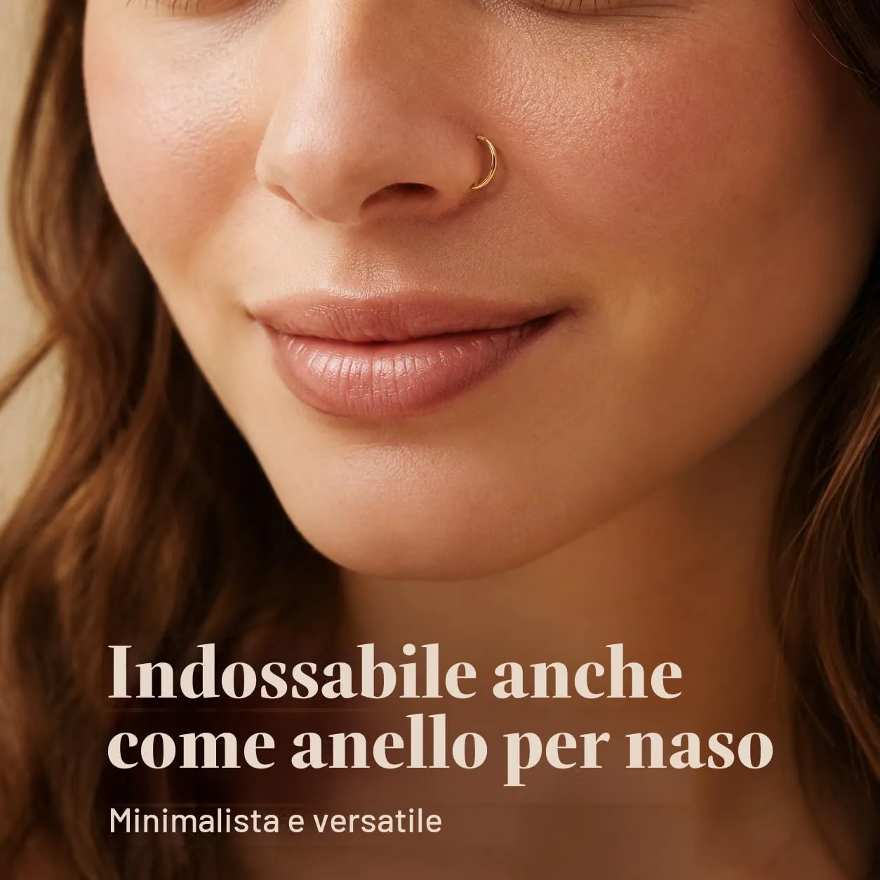 NHDDGR Set di 8 paia di orecchini a cerchio in acciaio inossidabile chirurgico 316L - immagine 7
