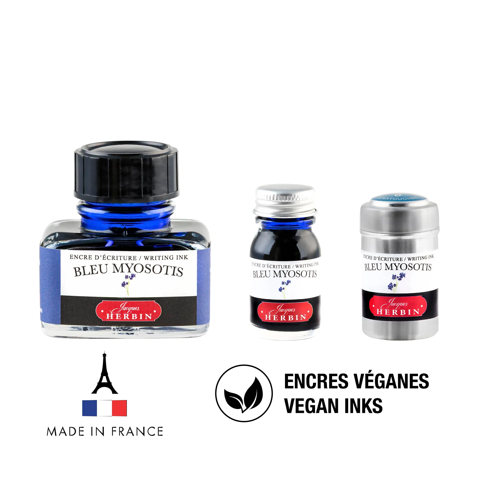 Jacques Herbin 11515T Blu Miosotide Ink Set, 10 ml - immagine 5