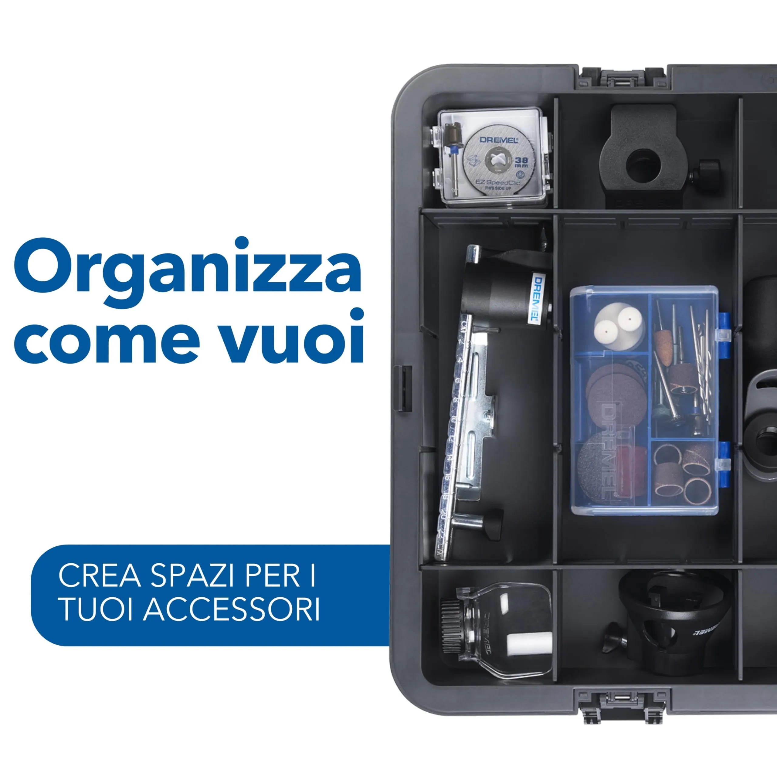 Dremel 4250 Utensile Rotante 175W, Velocità Variabile 5.000-35.000 giri/min con 128 accessori e valigetta - immagine 4