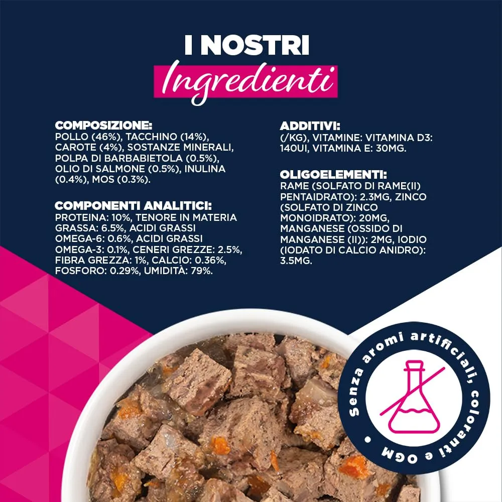 Eukanuba Cibo Umido per Cani Adulti Tacchino e Carota, 6 x 400 g - immagine 10