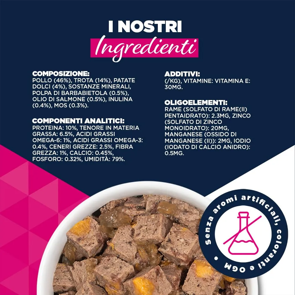 Eukanuba Cibo umido per cani adulti con trota e patate dolci, 6 x 400 g - immagine 10
