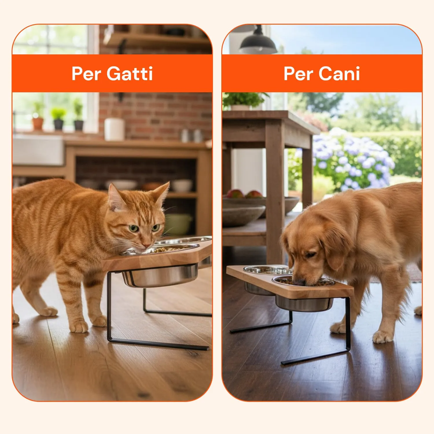 Avilia Ciotole Rialzate per Gatti e Cani, 2 Ciotole Acciaio Inox 250 ml - immagine 8