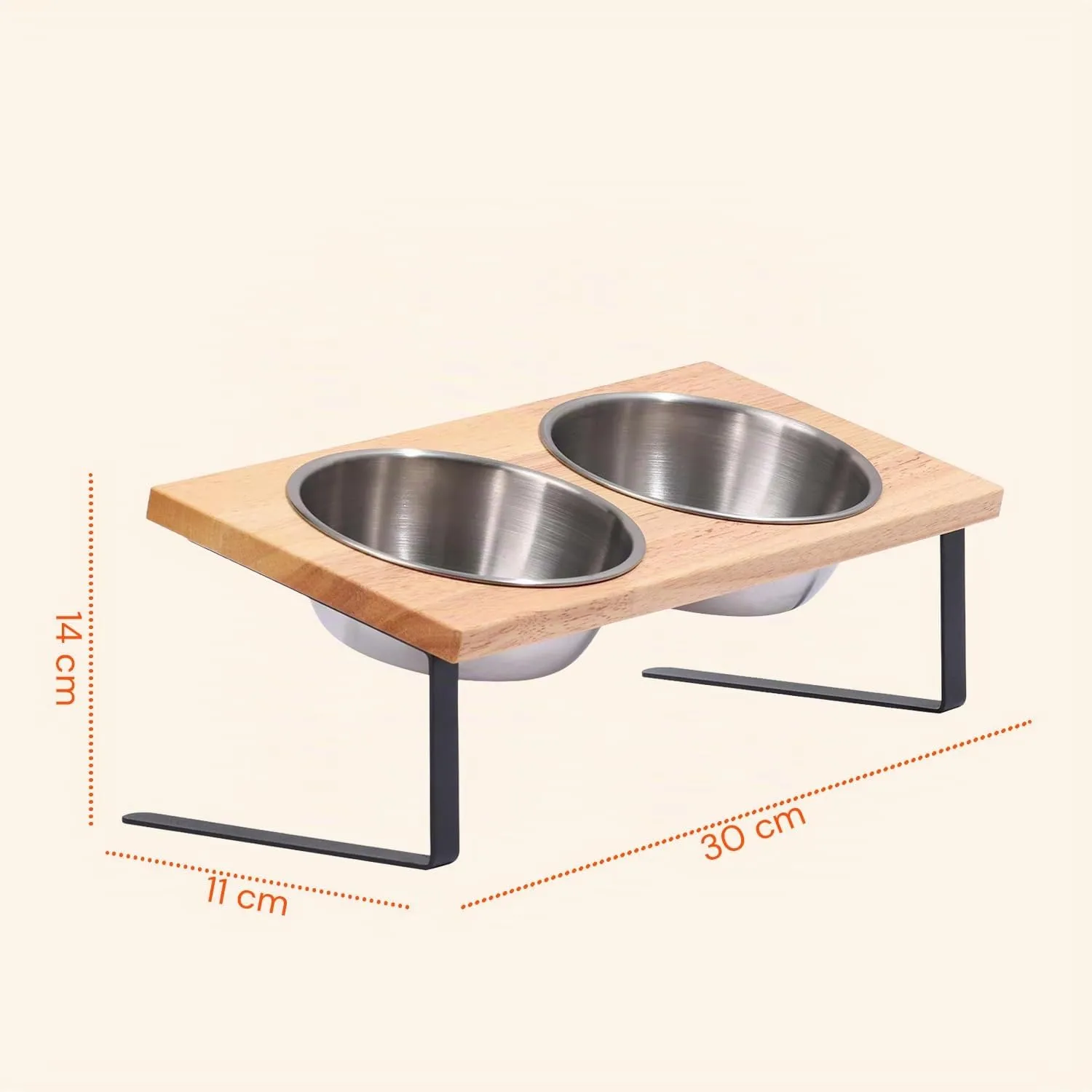 Avilia Ciotole Rialzate per Gatti e Cani, 2 Ciotole Acciaio Inox 250 ml - immagine 9