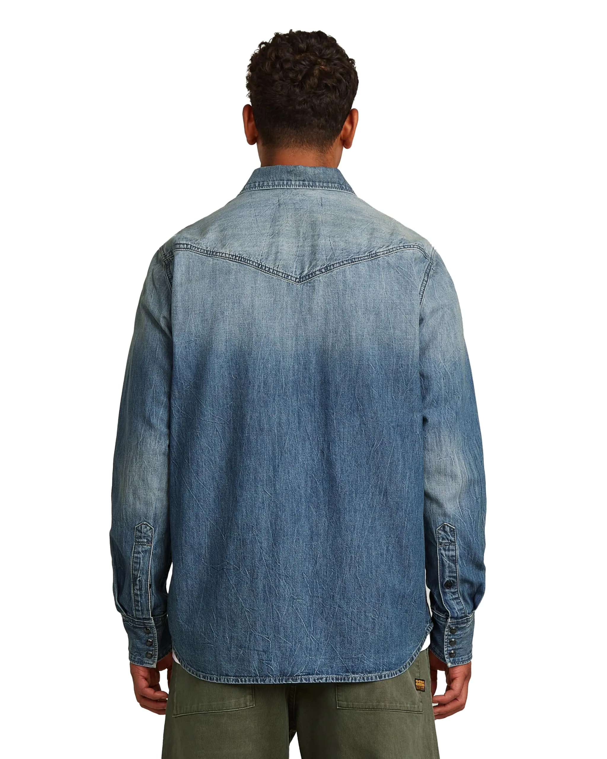 G-Star Men's Dakota Regular Shirt - Blue, Size L - immagine 2