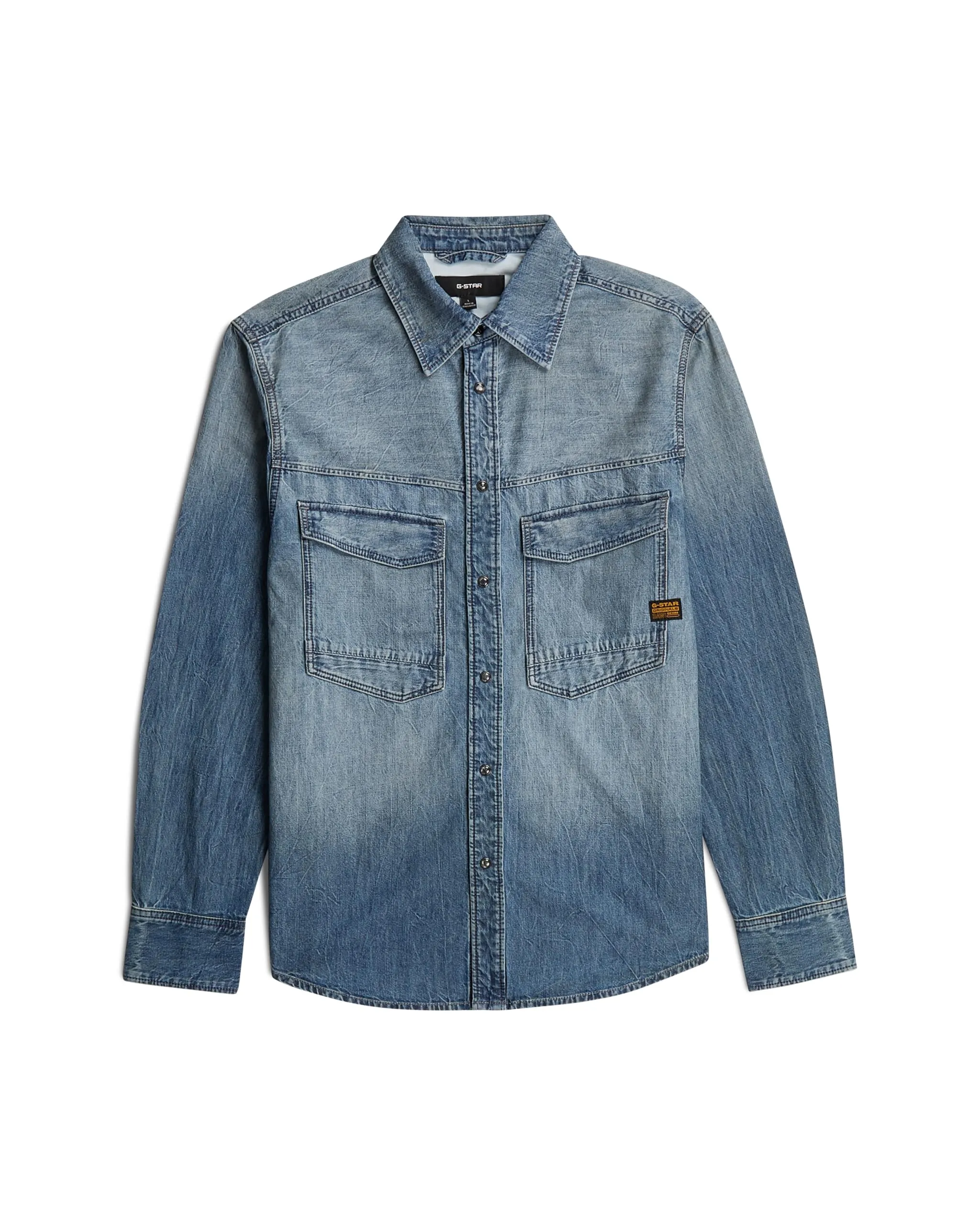 G-Star Dakota Regular Shirt - Blue - XXL - immagine 5