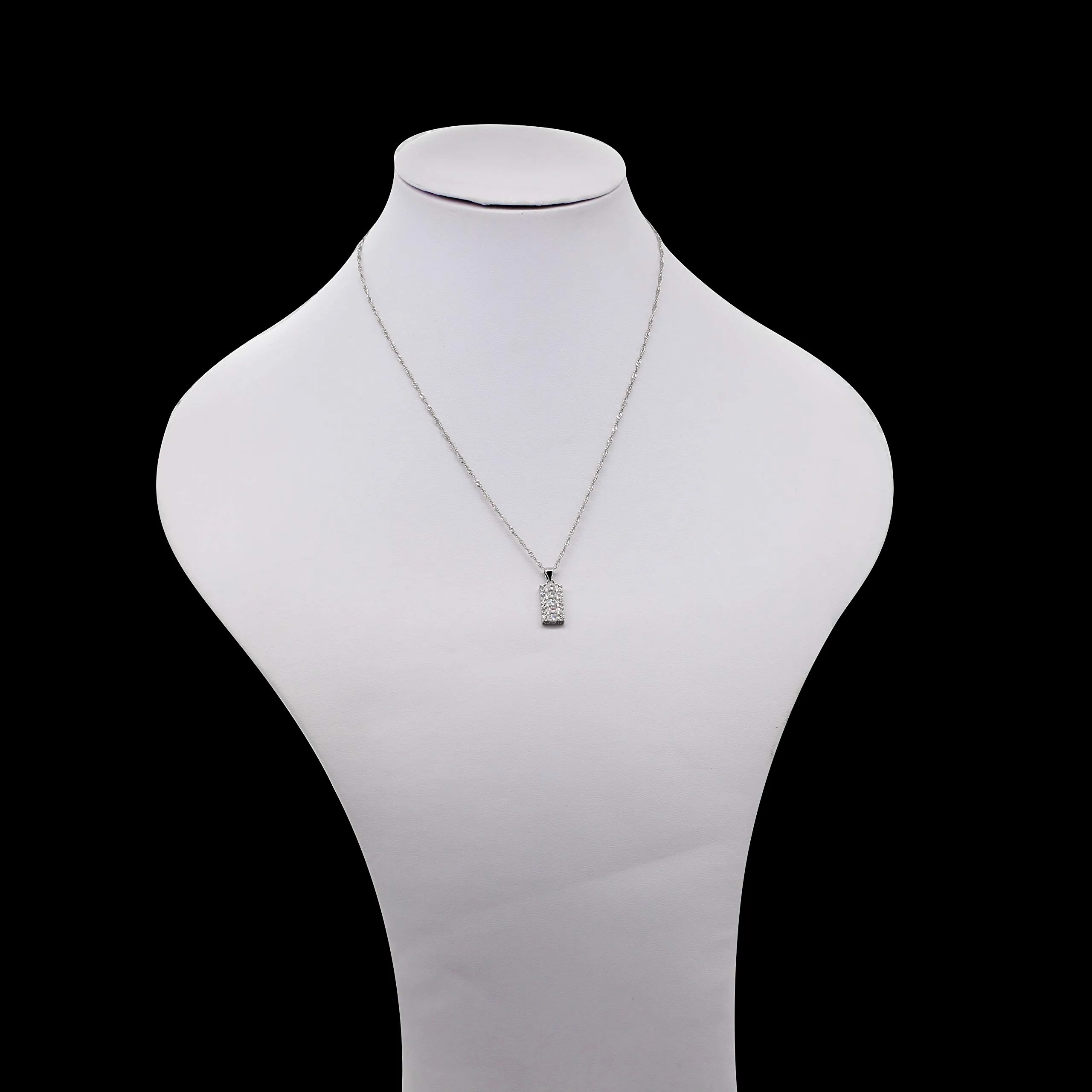Uloveido T506 Set di gioielli con zirconia cubica champagne gialla/blu, forma mezzaluna e taglio ovale, collana, orecchini a lobo e anello, N1/2(54.4mm) - immagine 3