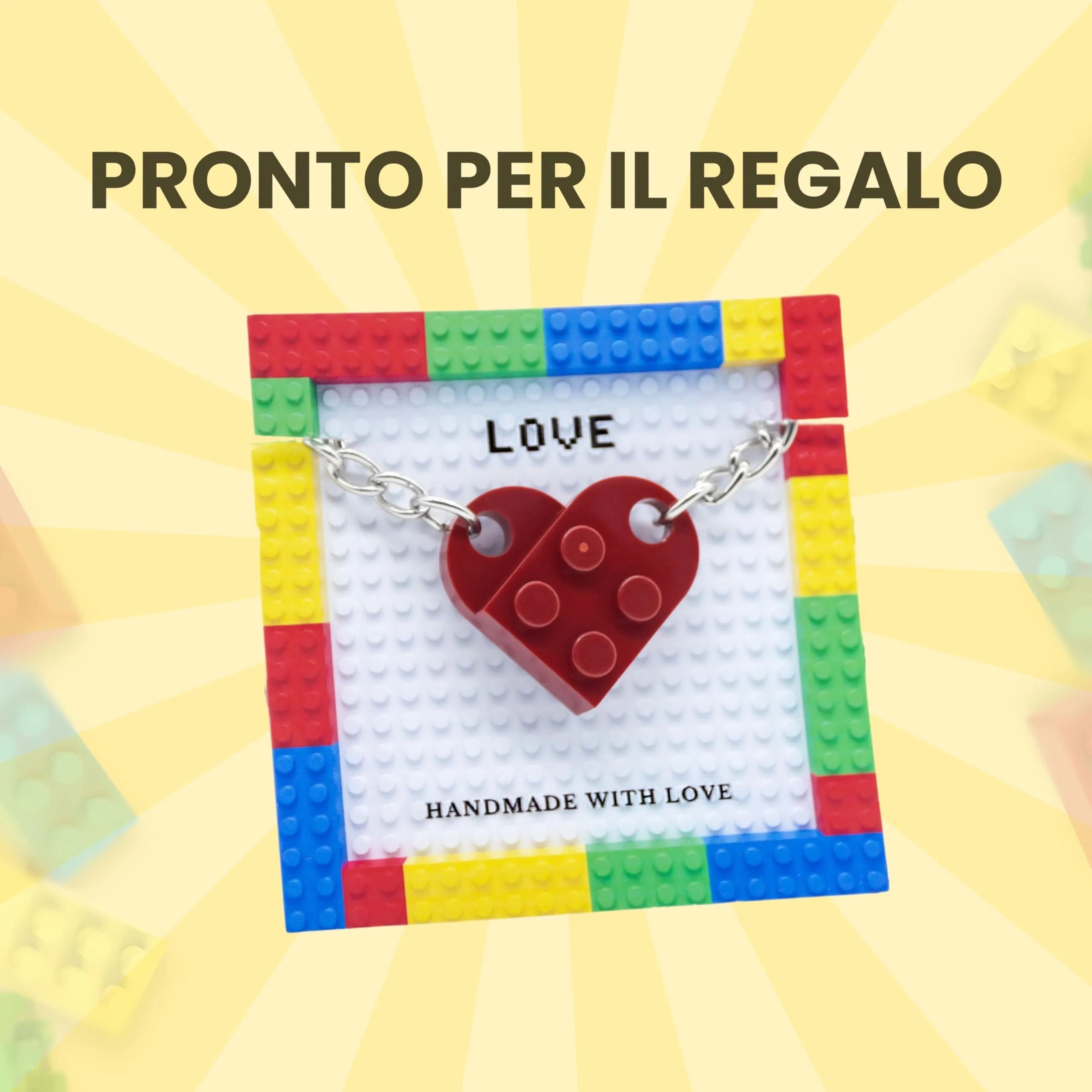 NumeroPhi Portachiavi Coppia Cuore per Lui e Lei - immagine 4