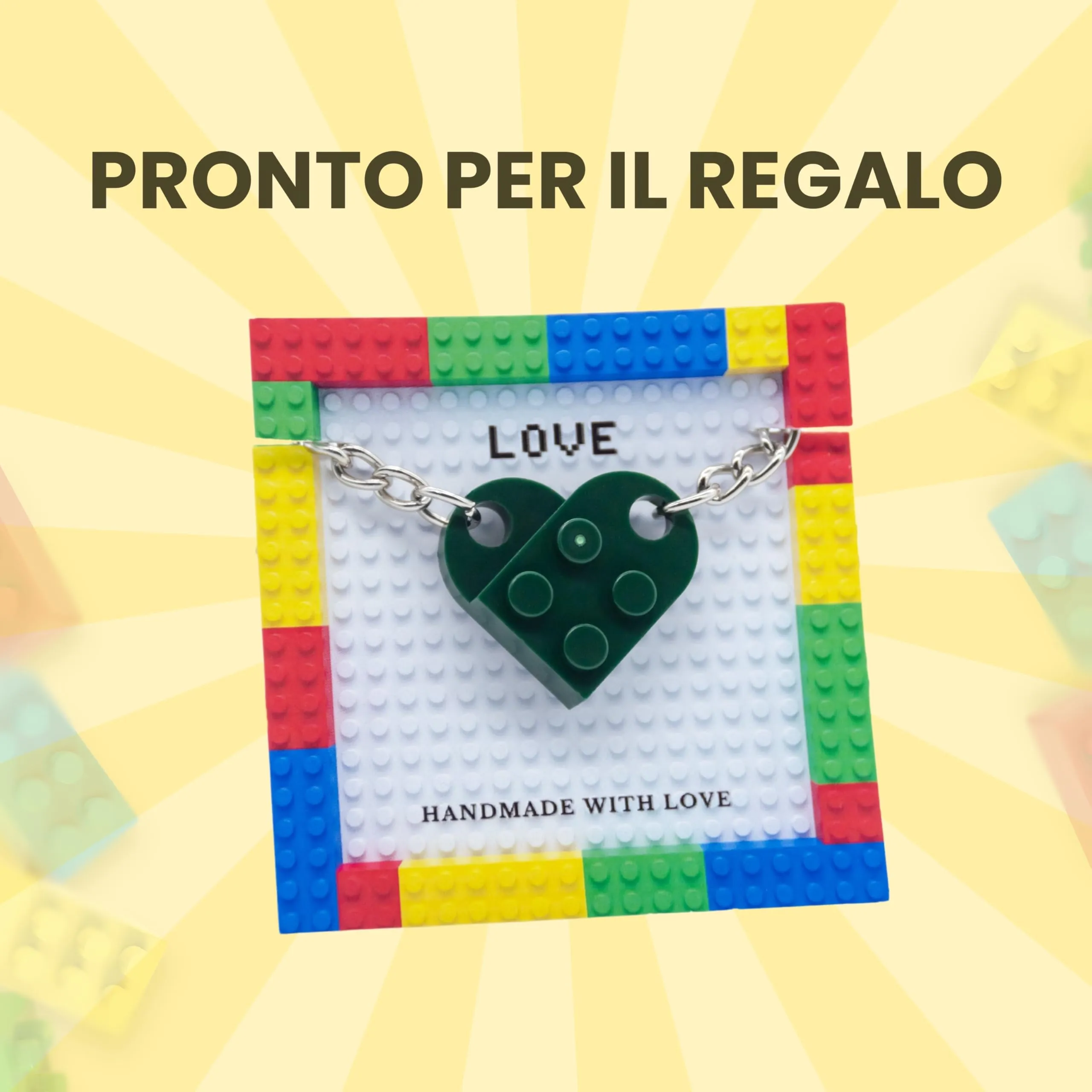 NumeroPhi Portachiavi Coppia Cuore per Lui e Lei - immagine 4