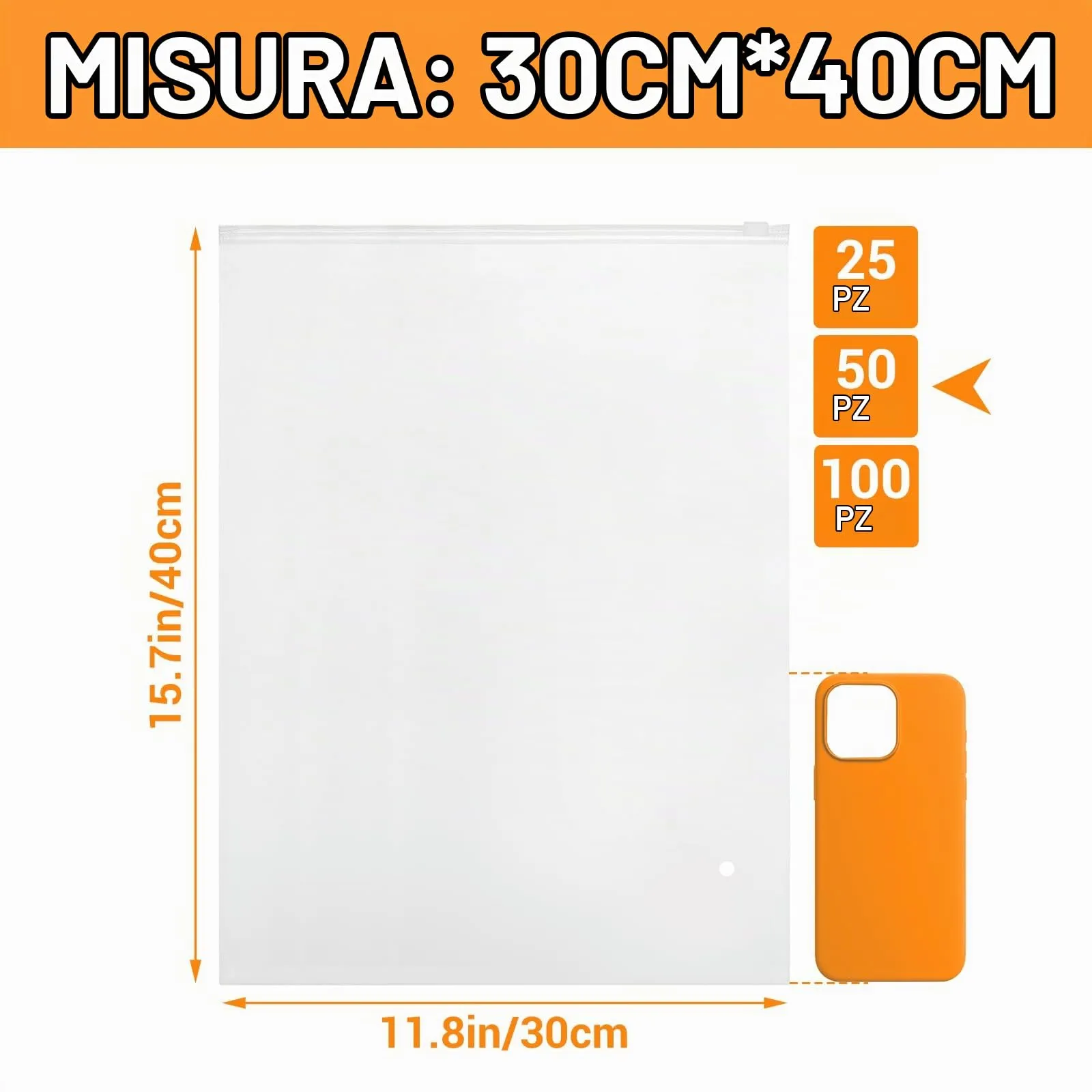 Svaldo Sacchetti Viaggio Organizer, 50 Pezzi 30x40cm Buste Plastica Richiudibili con Zip e Fori di Sfiato per Vestiti, Scarpe e Cosmetici - immagine 3