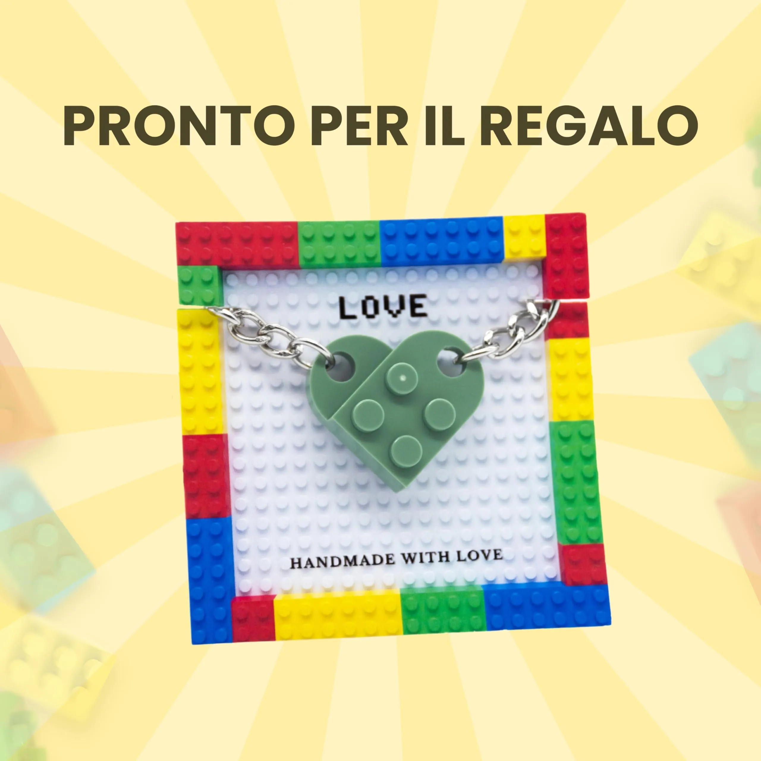 NumeroPhi Portachiavi Coppia Cuore per Lui e Lei - immagine 4