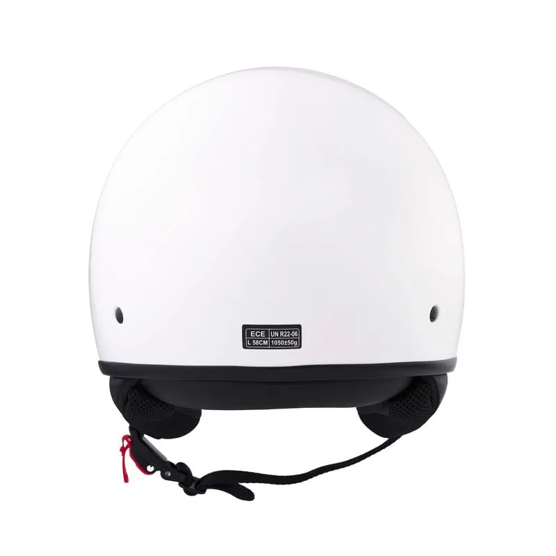 BHR Casco Demi-Jet 839, Bianco, XL - immagine 4