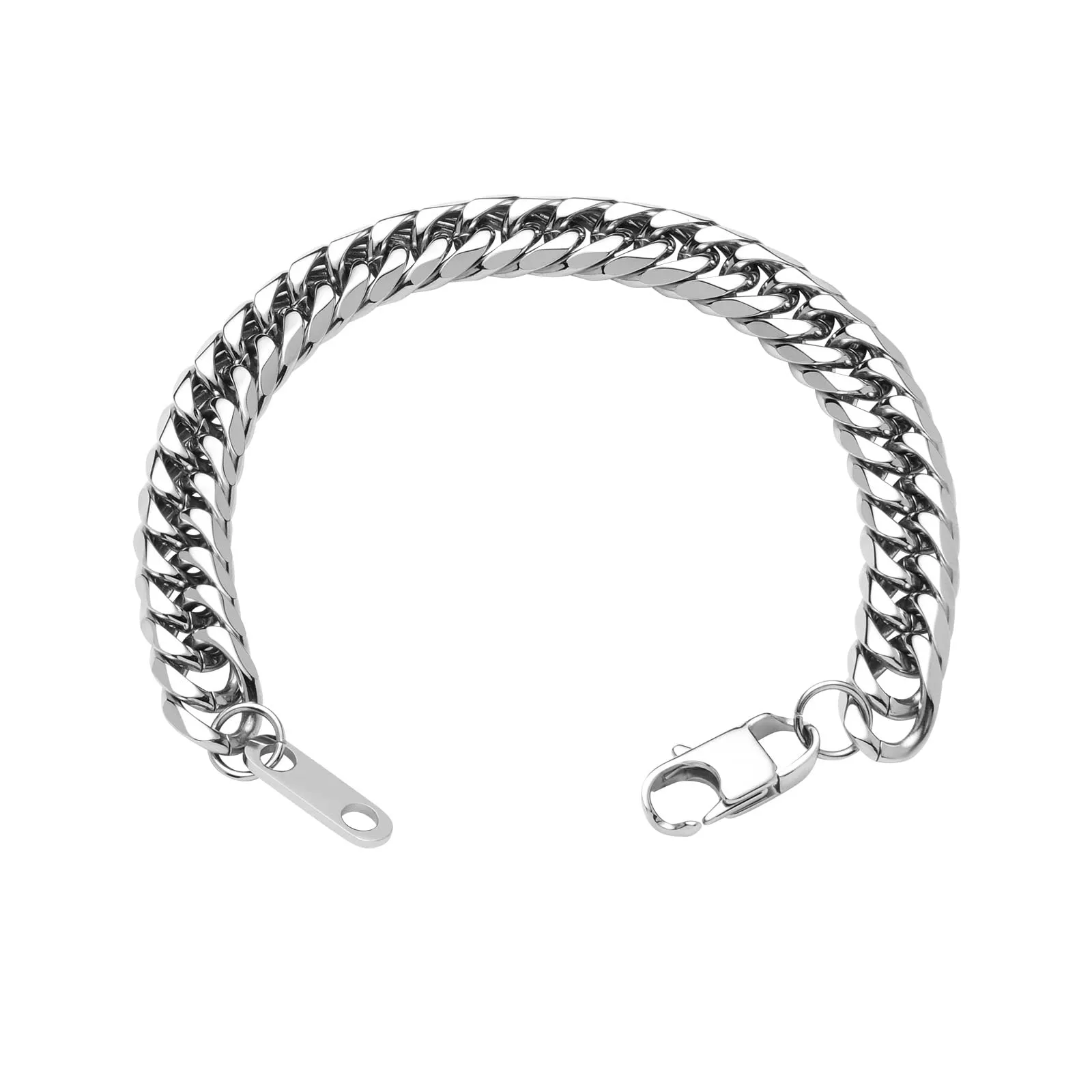 flintronic Bracciale a Catena in Acciaio Inox, 12 x 21 cm - immagine 8