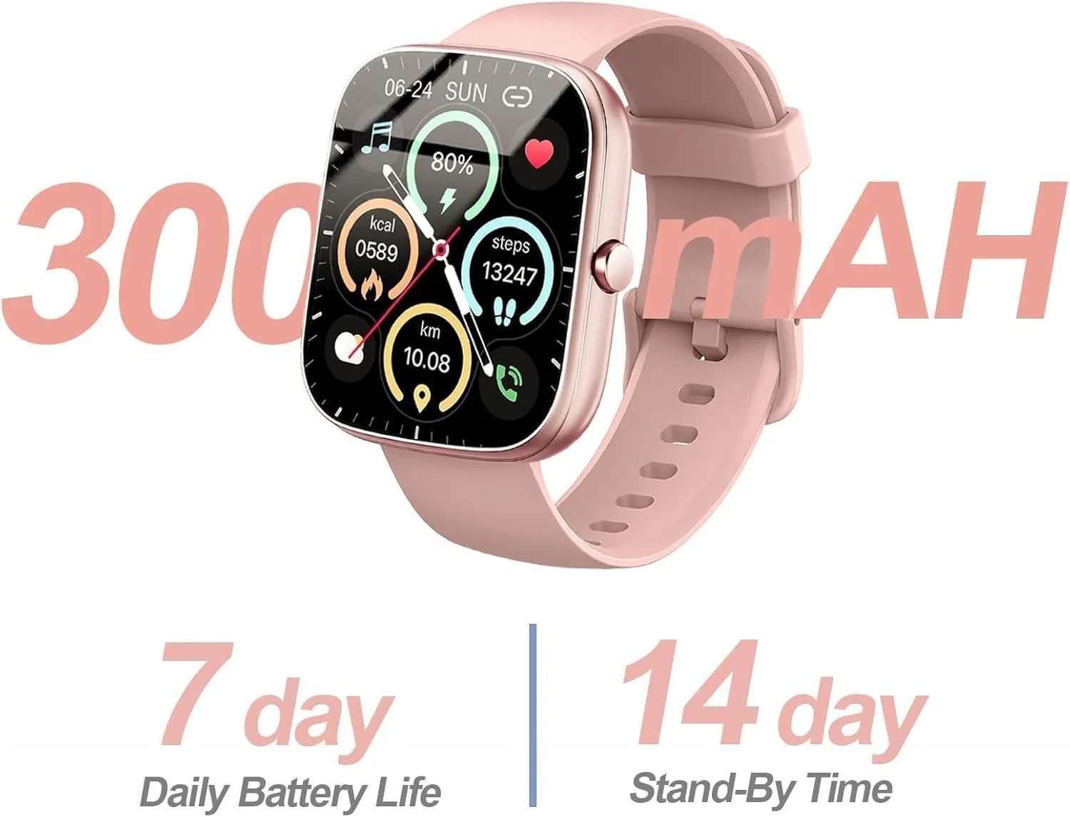 Matast Smartwatch da donna 1,91" HD Chiamate Bluetooth SpO2 IP68 Sonno - immagine 6