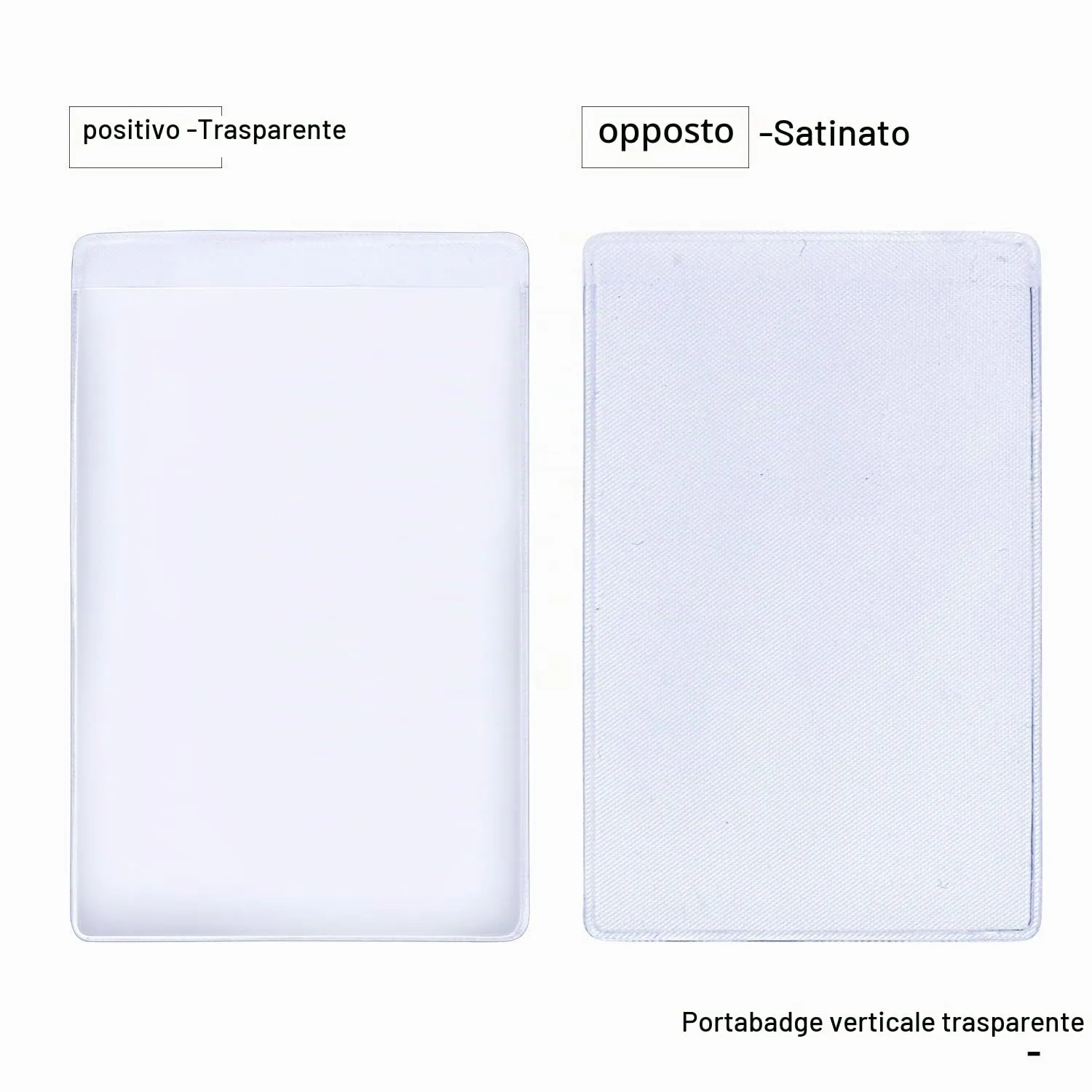 WitBicg Porta Carte di Credito in Plastica PVC, 120 Pezzi - immagine 3