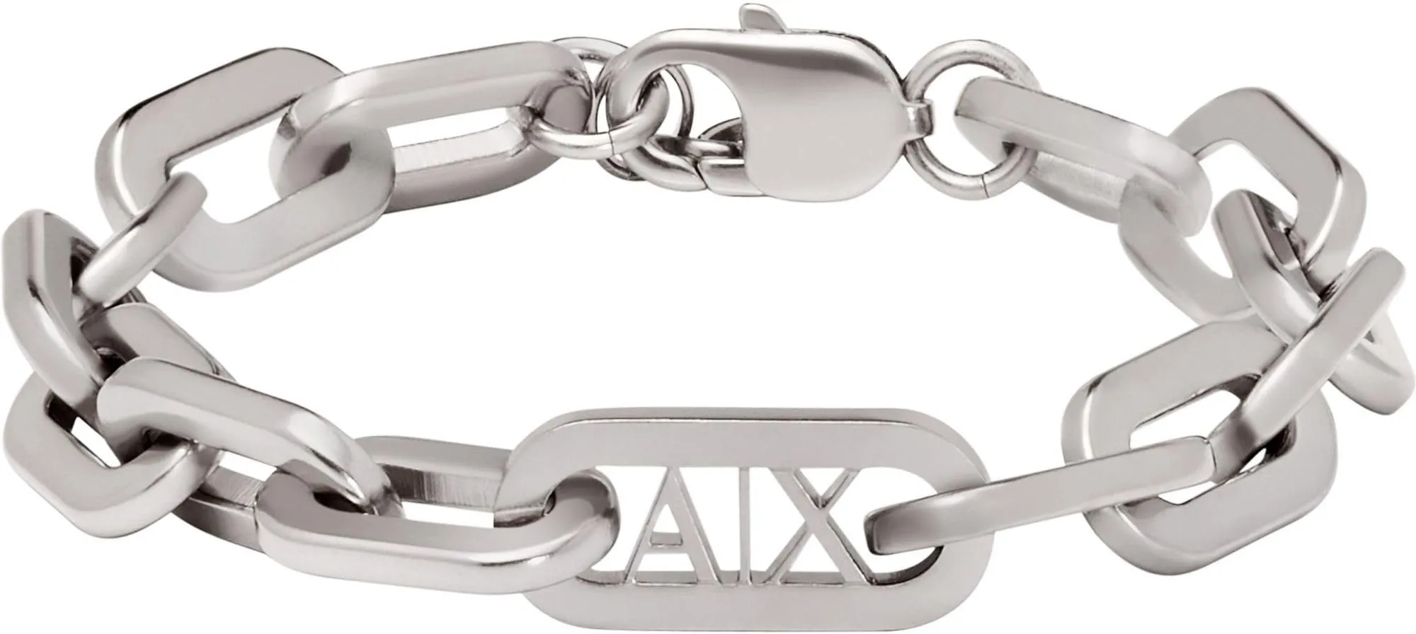 Armani Exchange Bracciale da uomo in acciaio inossidabile Grigio ardesia AXG0117040 - immagine 2