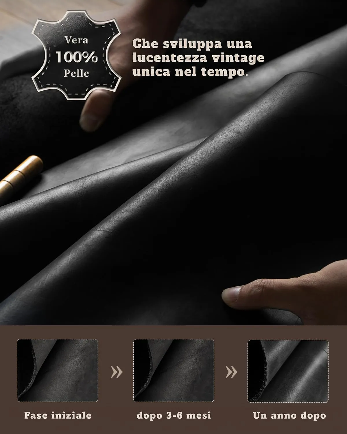 DODENSHA MagSnap Portafoglio da uomo Slim Wallet con scomparto per monete XL, chiusura magnetica e protezione RFID (Nero) - immagine 7