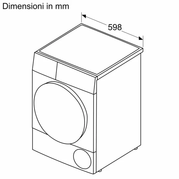 Bosch Serie 4 WTH83208II Asciugatrice a pompa di calore 8kg Bianco - immagine 12