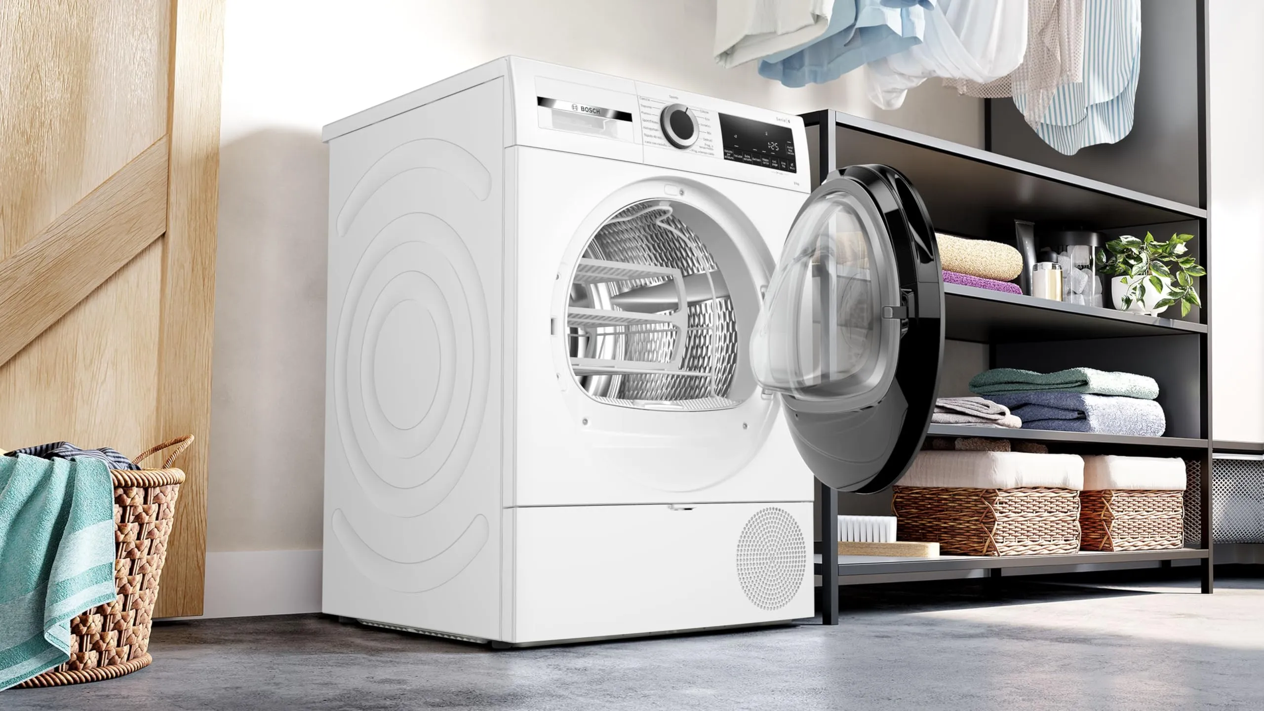 Bosch Serie 6 WQG24200IT Asciugatrice a pompa di calore 9kg Bianco - immagine 7