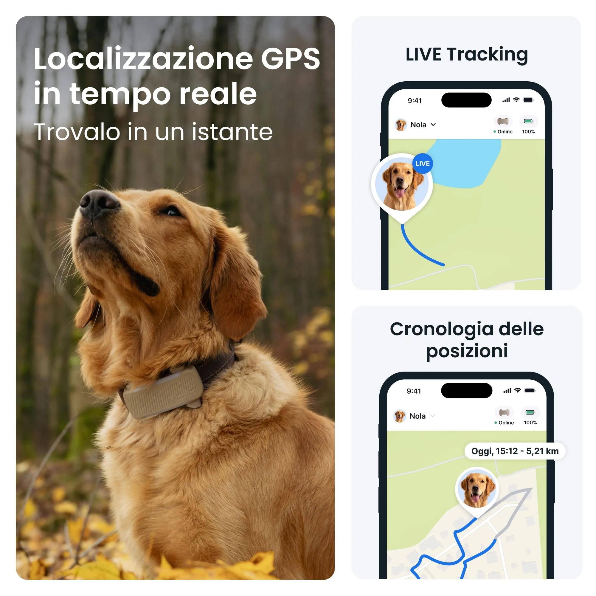 Tractive GPS Cane Intelligente XL Edizione 2026 (Marrone) - immagine 2