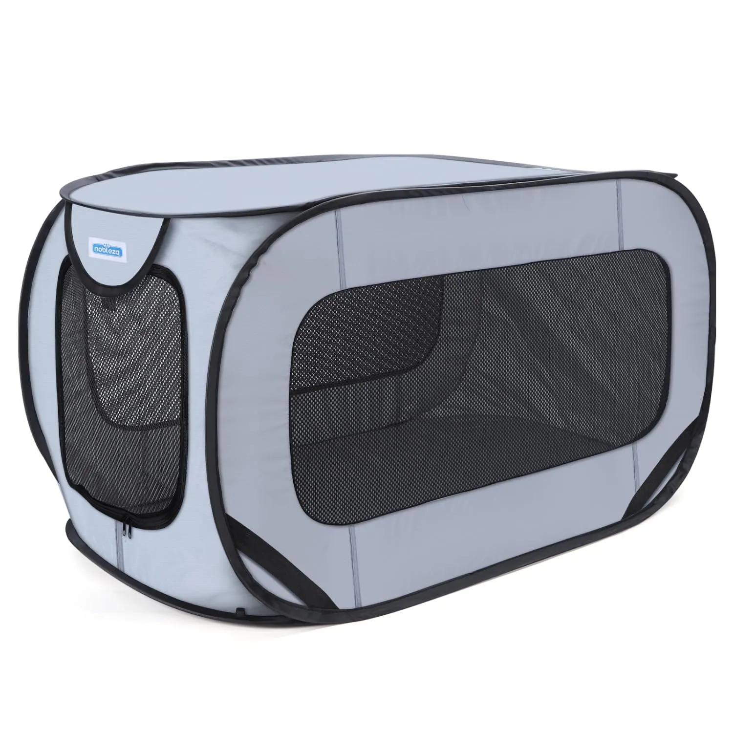 Nobleza Gabbia Portatile per Cani e Gatti, Recinto Pieghevole in Tessuto Oxford 210D Impermeabile, 93x54x54cm - immagine 8