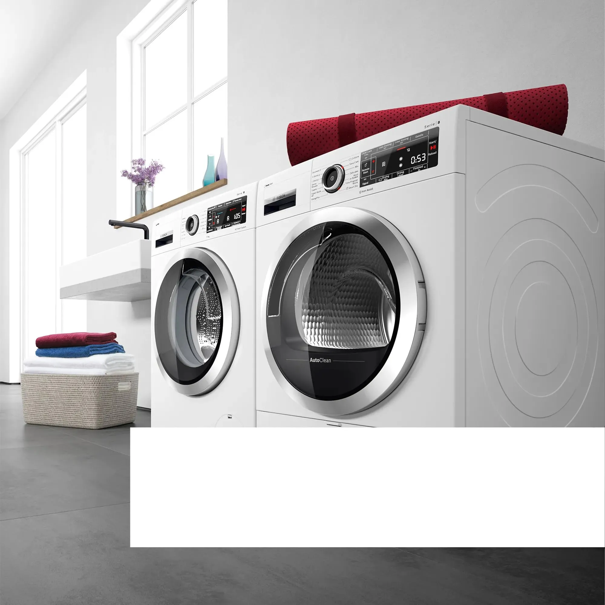 Bosch Serie 6 WQG243DRII Asciugatrice pompa calore 9kg Antracite - immagine 8
