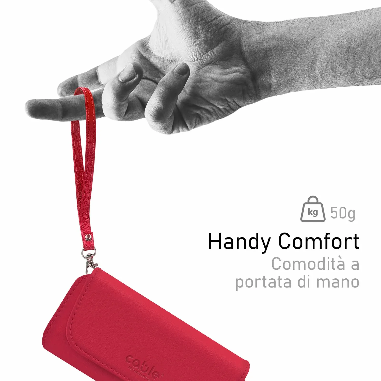 Cable Technologies Custodia in Eco-Pelle per IQOS ILUMA, Astuccio Organizer e Cover per Sigaretta Elettronica (Red) - immagine 7