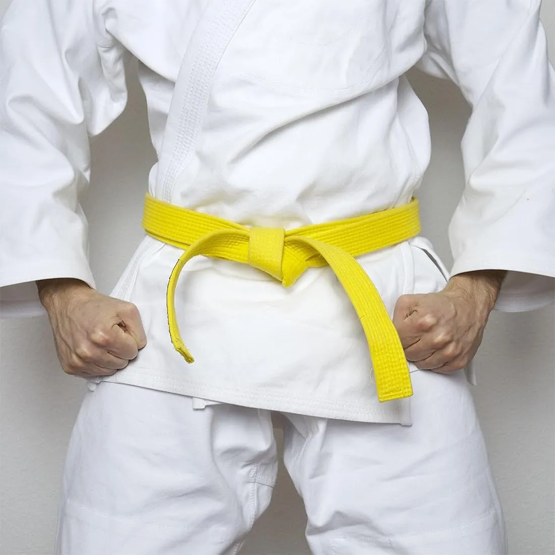 COYUN Cintura Professionale Taekwondo, Judo, Karate, Giallo, 220cm - immagine 6