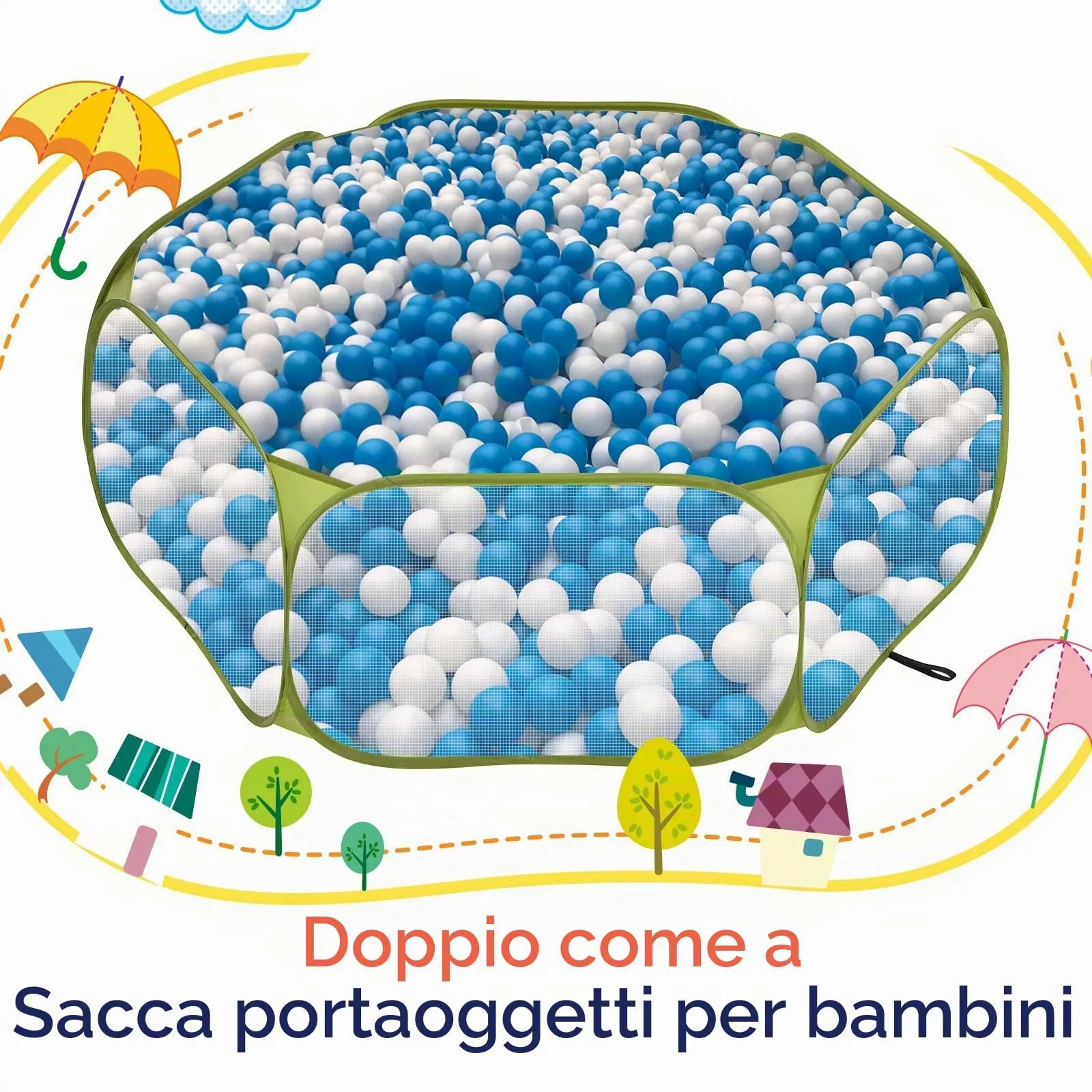 Pawaboo Recinto per Piccoli Animali, Verde - immagine 8
