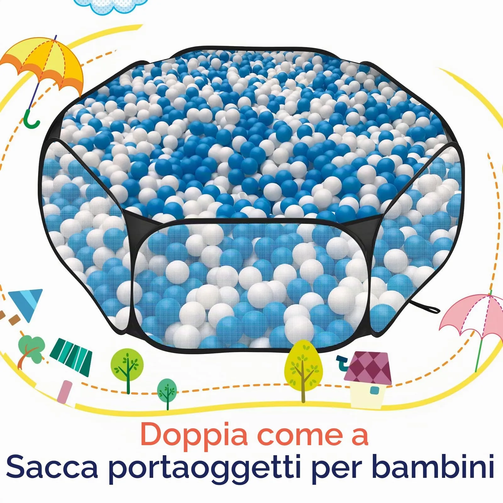 Pawaboo Recinto per piccoli animali, Nero - immagine 8