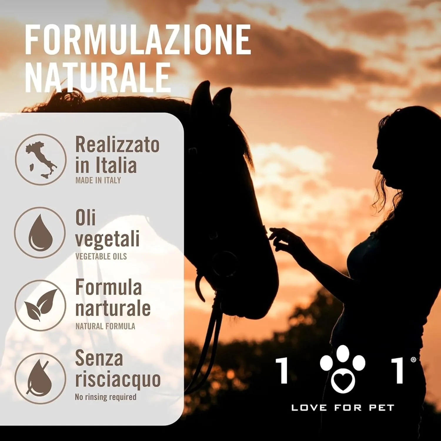 101 love for pet Olio di Neem per Cavalli, Repellente Insetti Spray, 750 ml - immagine 6