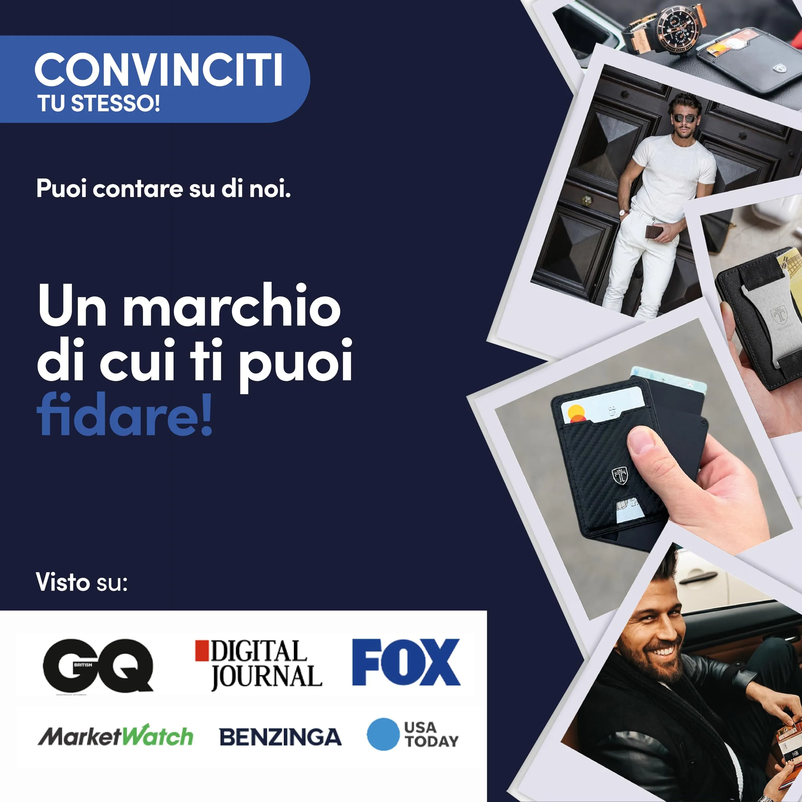 Travando Slyde Portacarte in Alluminio con Protezione RFID e Fermasoldi, Slim Wallet per 8-9 Carte - immagine 7
