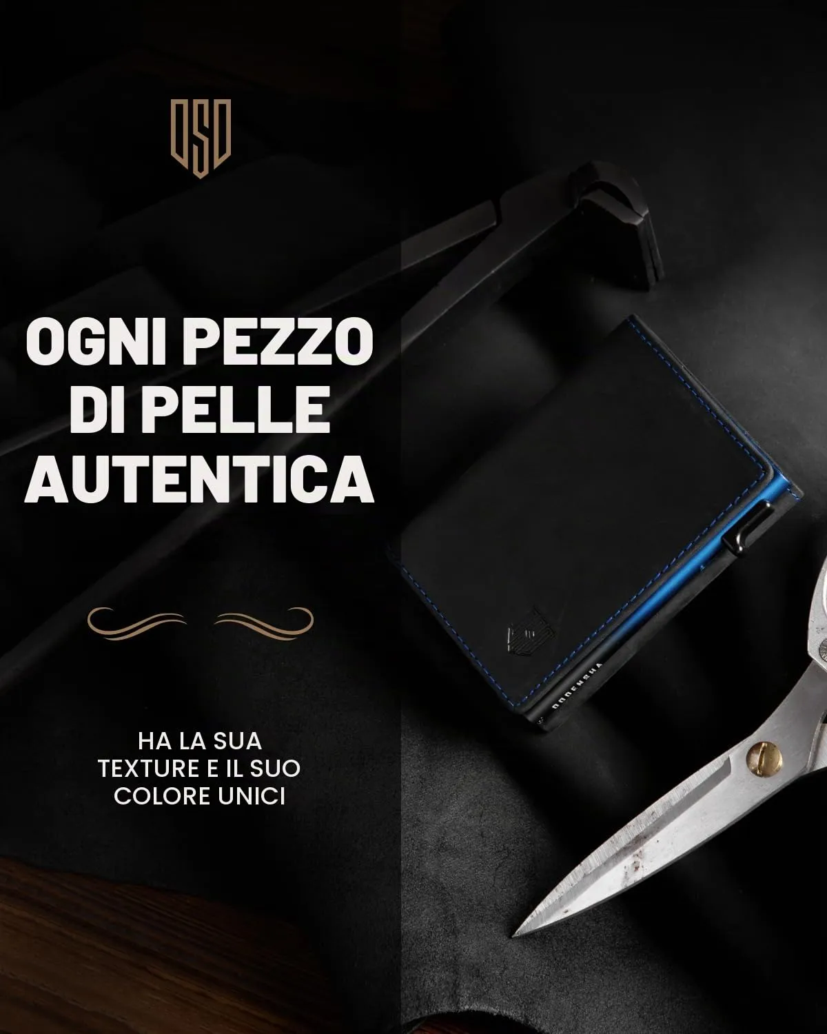 DODENSHA Portafoglio Uomo in Vera Pelle Marrone con Protezione RFID, Chiusura Magnetica, 12.5x10x3.5 cm - immagine 7