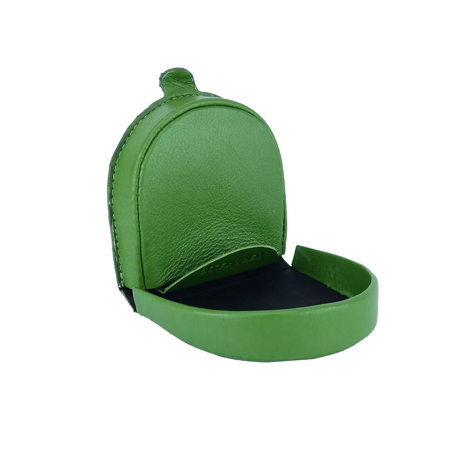 Coveri World Portamonete Tacco in Vera Pelle, Verde - immagine 2