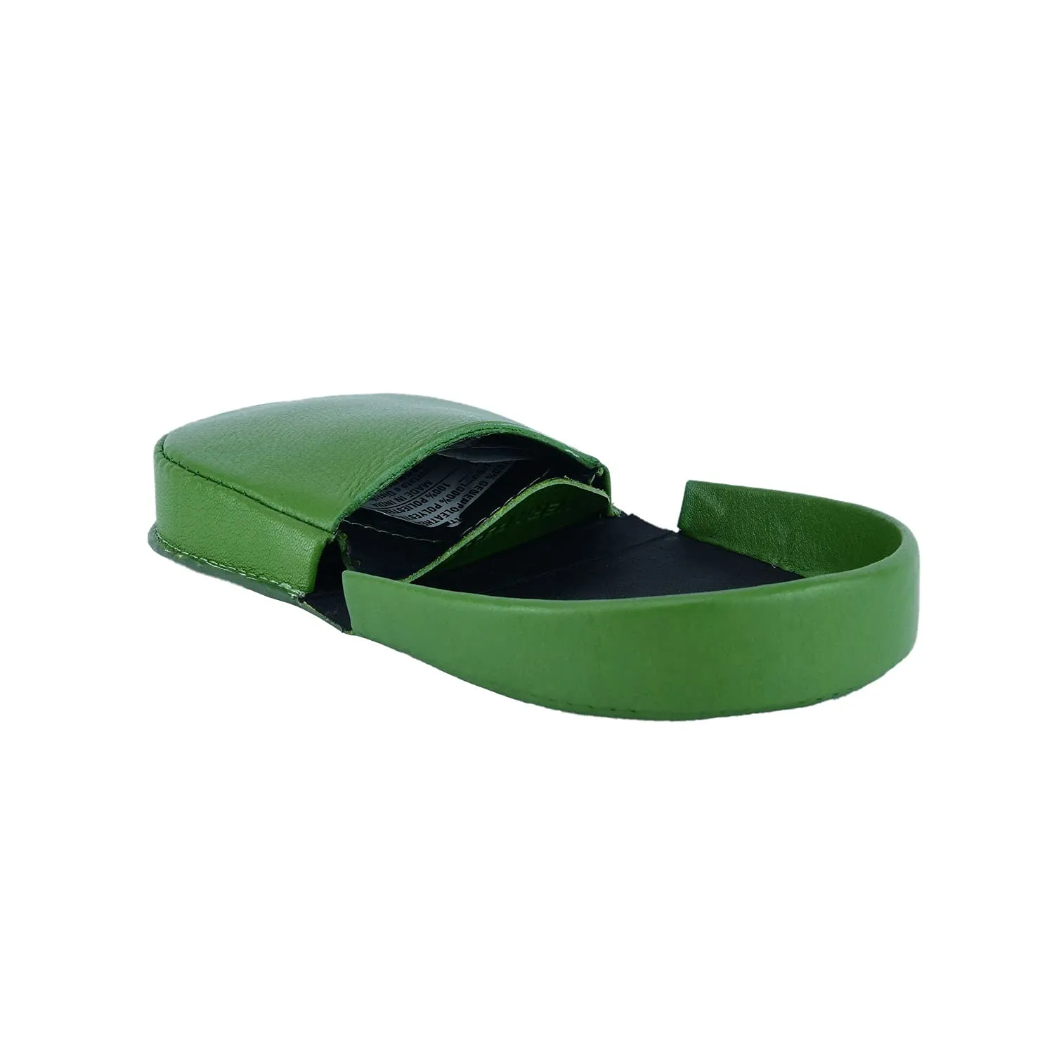 Coveri World Portamonete Tacco in Vera Pelle, Verde - immagine 9