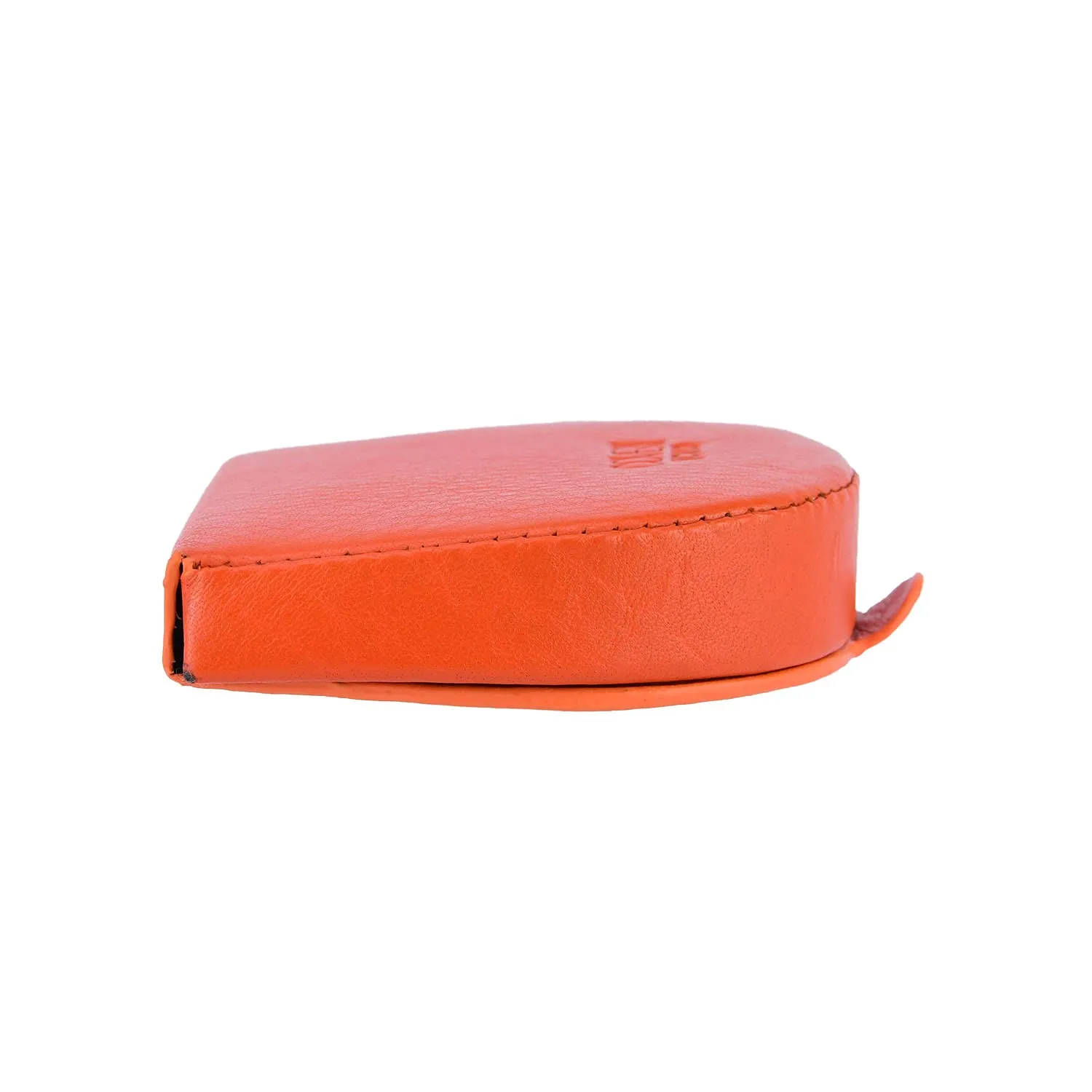 COVERI WORLD Portamonete Uomo Tacco in Vera Pelle, Arancione - immagine 8