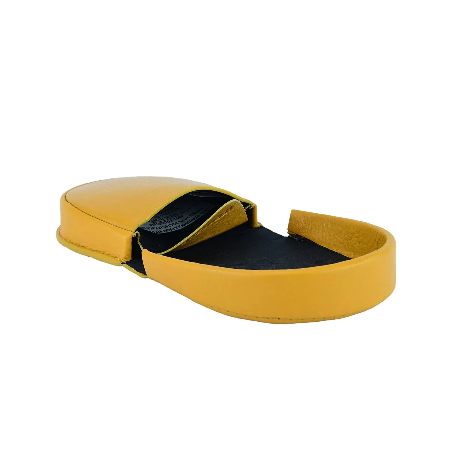 COVERI WORLD Portamonete Uomo in Vera Pelle, Giallo - immagine 9