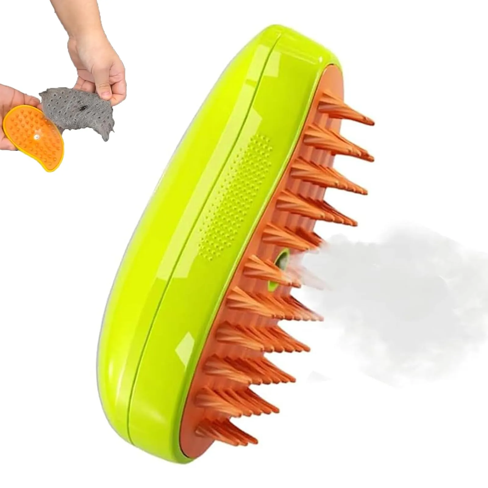 Limiar 3-in-1 Steamy Cat Brush, Self Cleaning Grooming Brush for Long Hair Cats - immagine 8