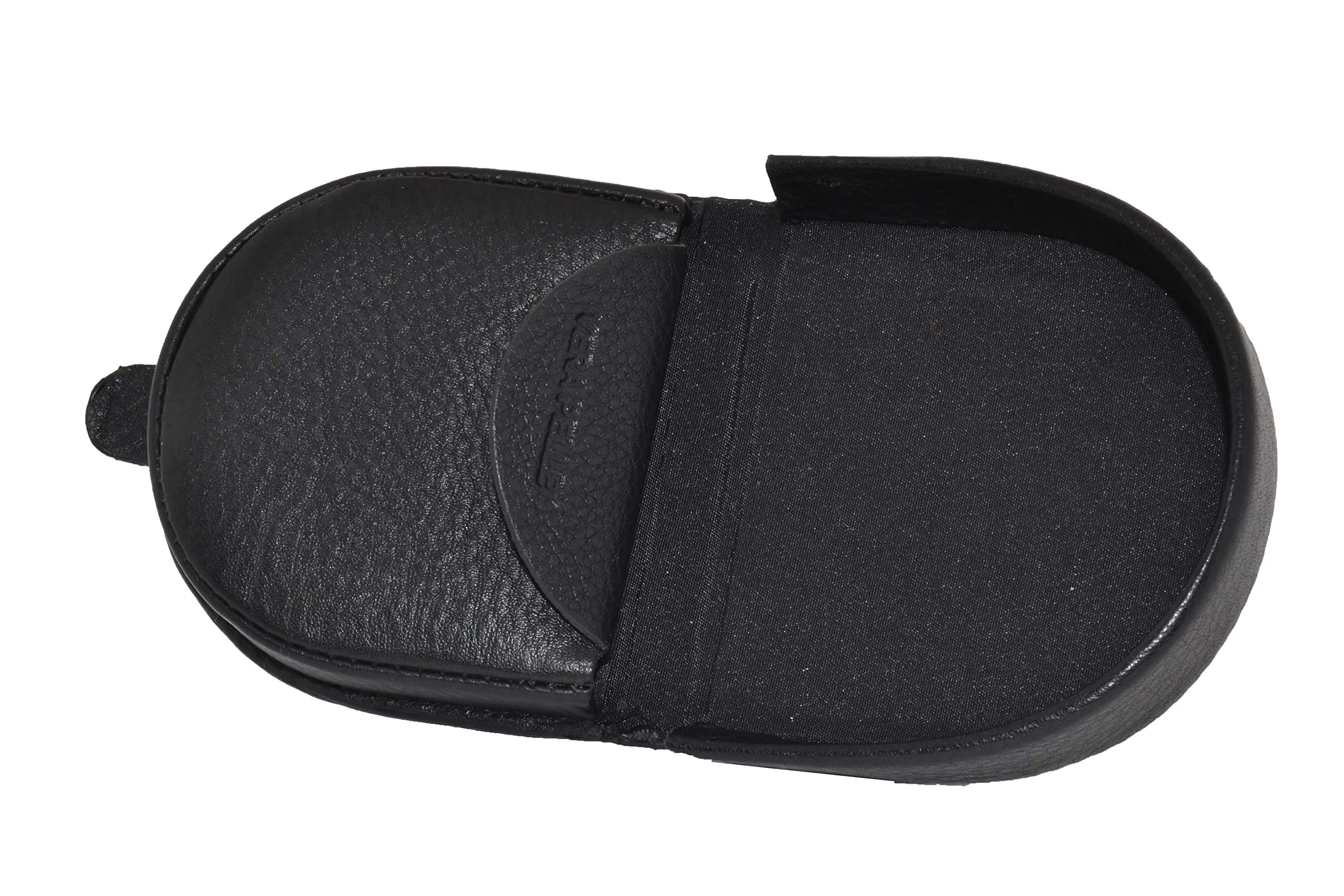 Coveri World Portamonete Uomo in Vera Pelle Nera con 2 Tasche e Chiusura a Incastro - immagine 3