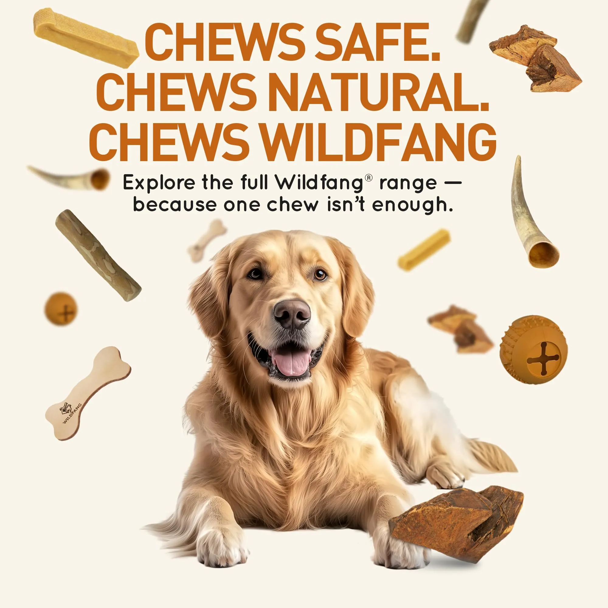 Wildfang Radice di Erica Arborea per Cani, Taglia L (25–45 kg) - immagine 7