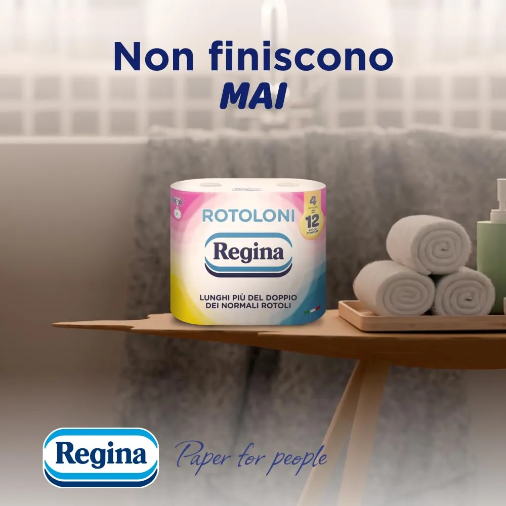 Regina Rotoloni, Carta Igienica 2 Veli, 84 Maxi Rotoli - immagine 3