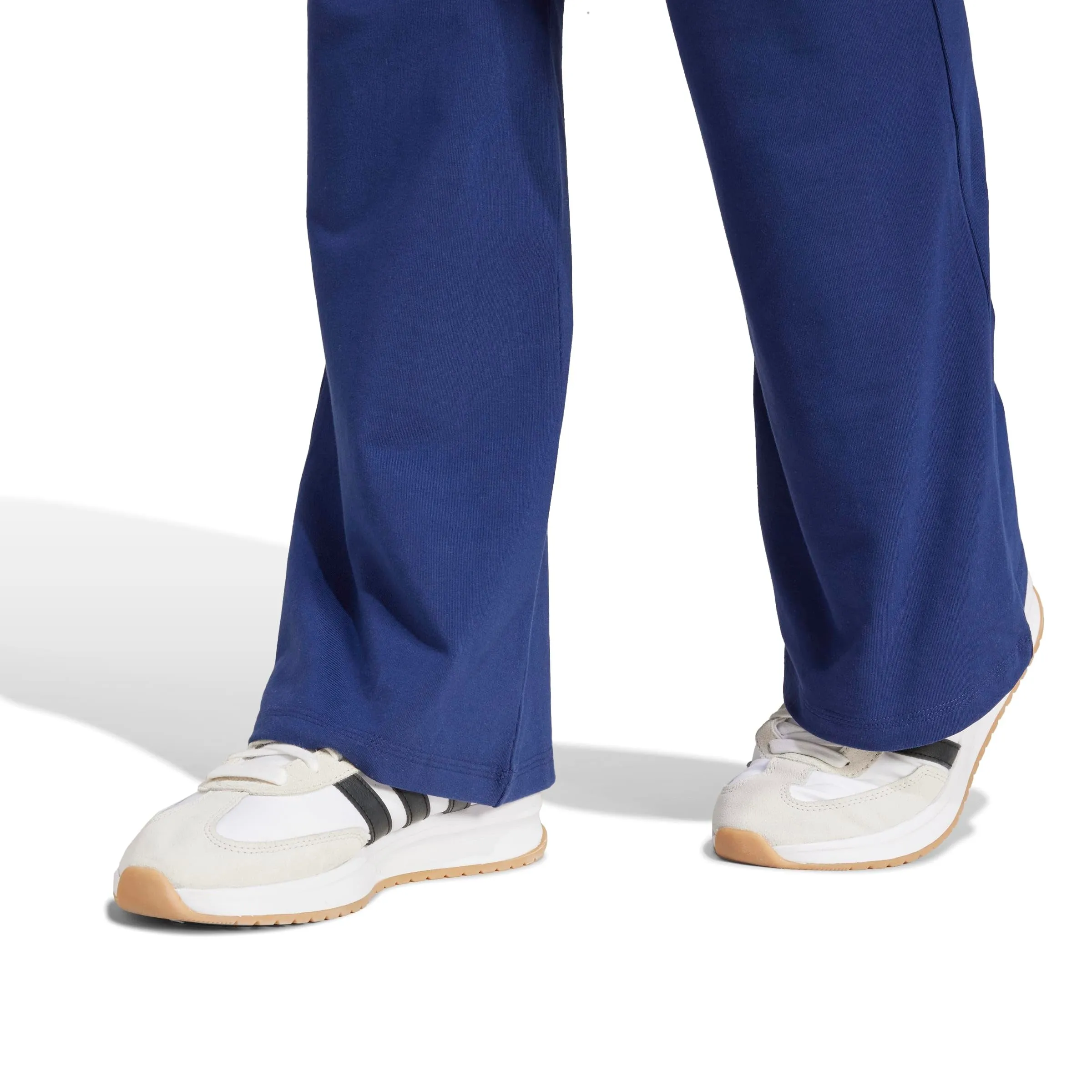 adidas Donna Essentials Small Logo Flared Leggings Tights, Dark Blue/White, XXL - immagine 5