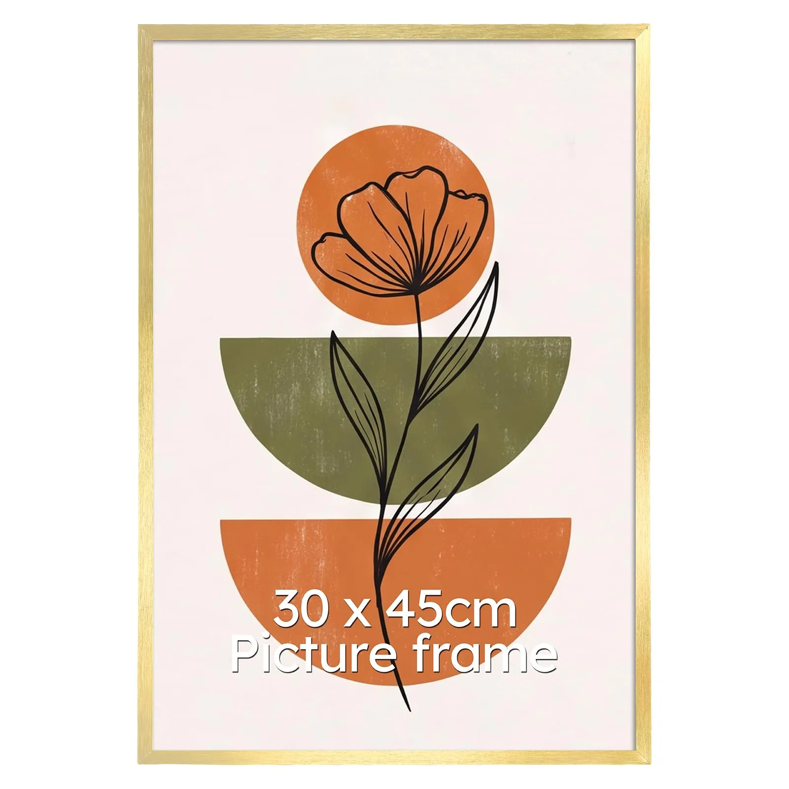 Ditwis Cornice in Alluminio 30x45 cm, Oro - immagine 1