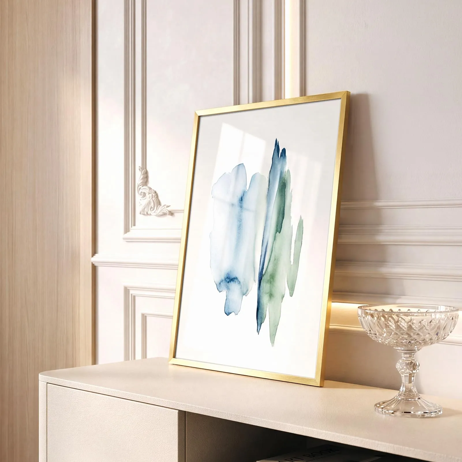 Ditwis Cornice in Alluminio 30x45 cm, Oro - immagine 6